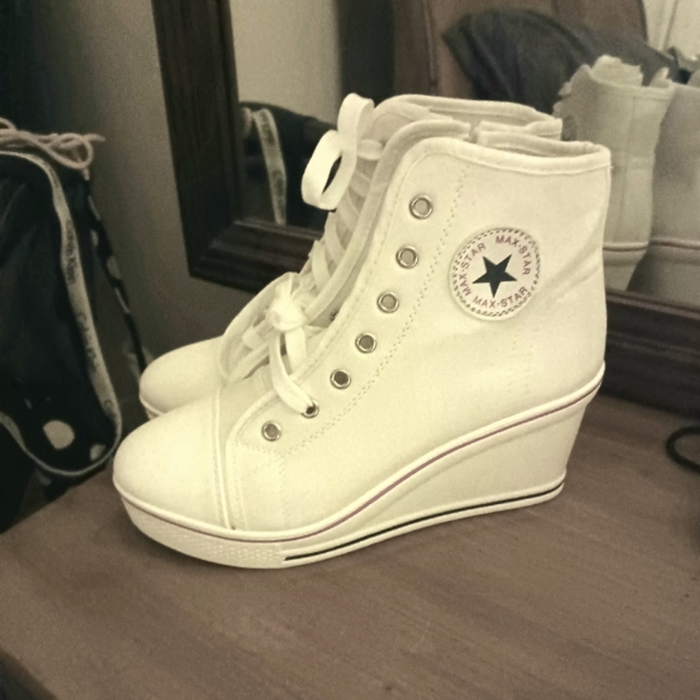 Platform Wedge Sneakers